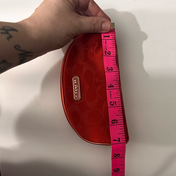 Coach/ estee lauder cosmetic pouch - Picture 8 of 9